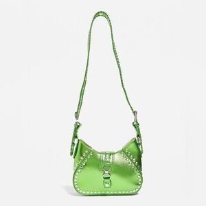 urban outfitters chrome green purse